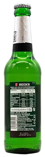 Beck's Pils Flaschenbier 24x0,33l Kasten trocken-frisch