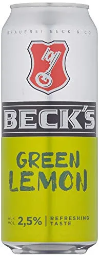 Beck's Green Lemon Biermix 24x0,5l spritzig