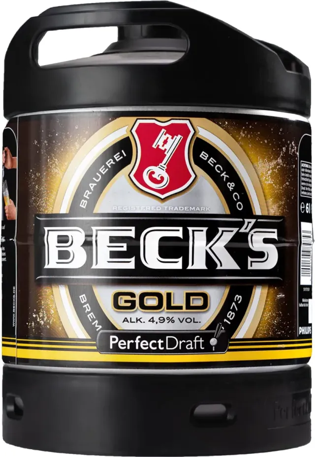 Beck's Gold PerfectDraft Fassbier 6l mild