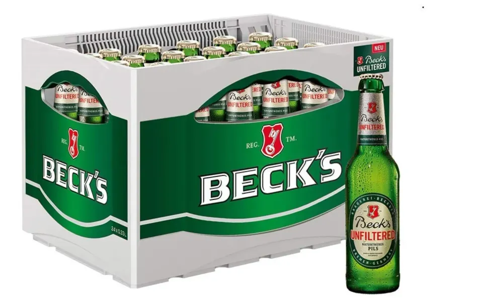 Beck's Unfiltered Pils Flaschenbier 24x0,33l naturtrüb