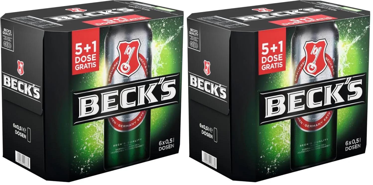 Beck's Pils Dosenbier 24x0,5l herb-frisch