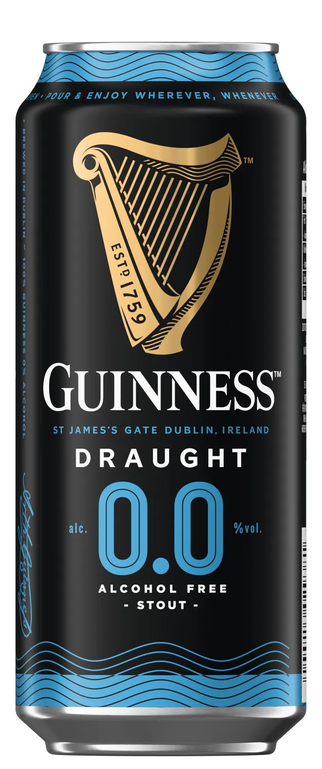 Guinness Draught 0.0 Stout Alkoholfrei 24x0,44l Dose cremig