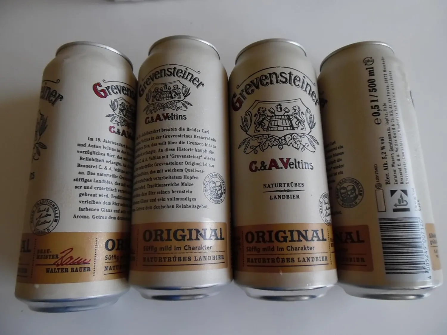 Grevensteiner Original Landbier Dose 24x0,5l naturtrüb