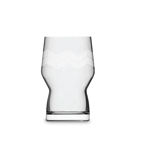 And Union Haus Wave White Bierglas 400ml 6er