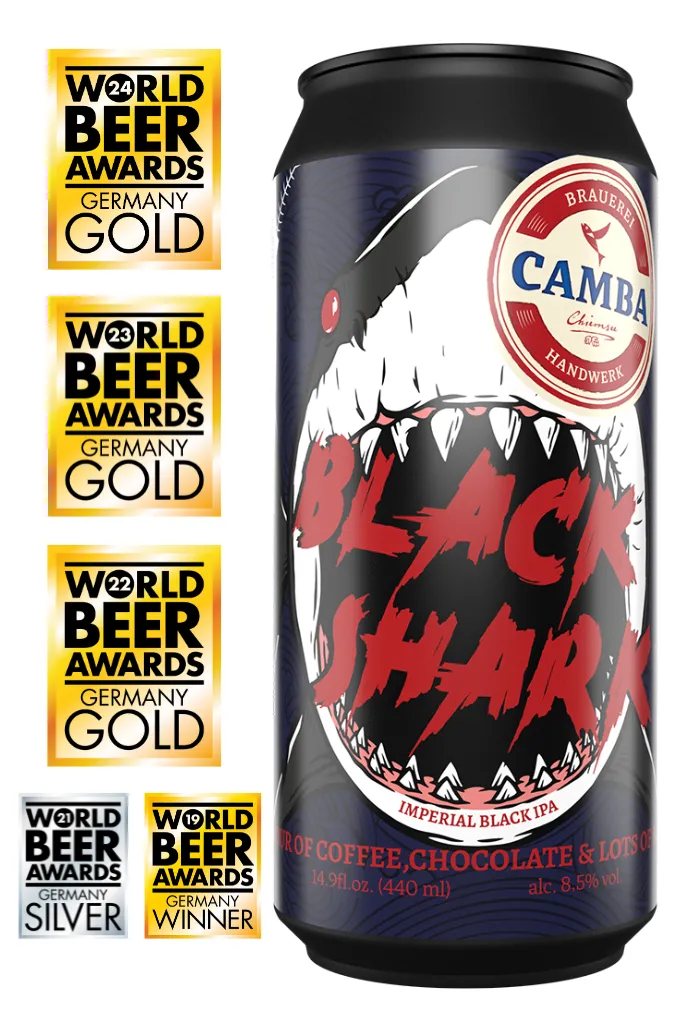 Camba Black Shark Imperial Black IPA Dose röstig