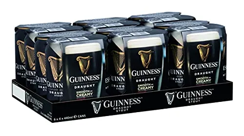 Guinness Draught Bier Dose 24x0,44l röstmalzig