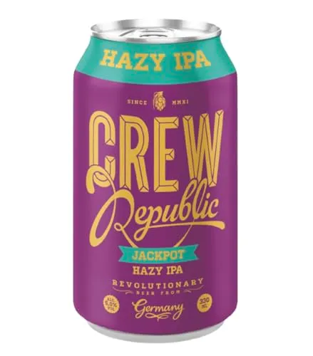 Crew Republic Jackpot Hazy IPA Bier 20x0,33l fruchtig