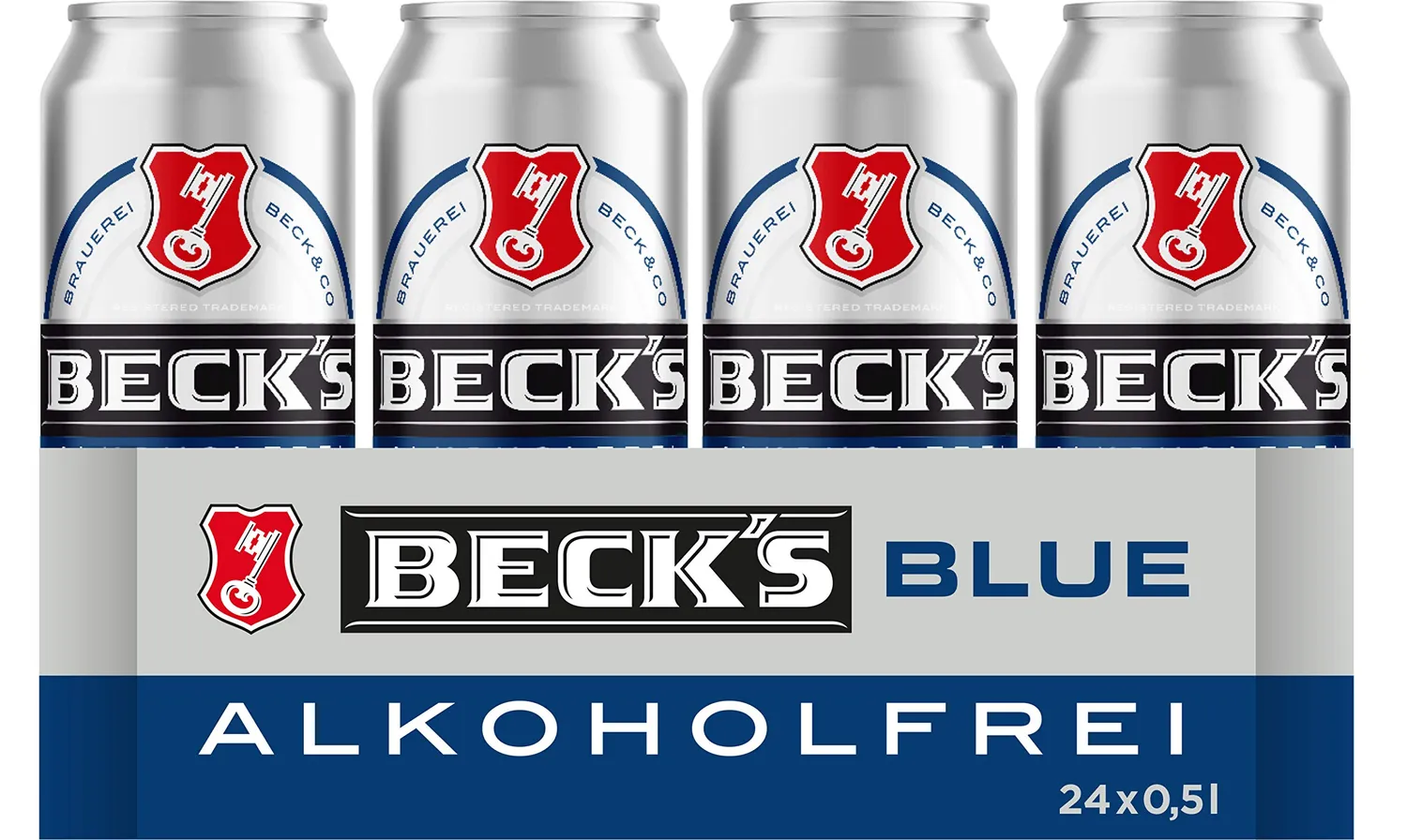 Beck's Blue Alkoholfrei Dosenbier 24x0,5l