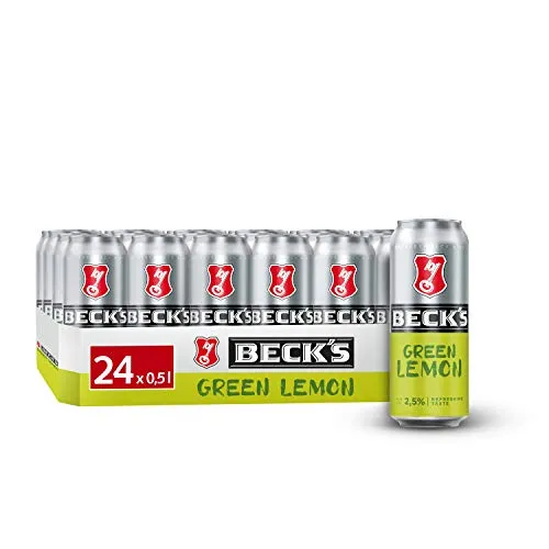 Beck's Green Lemon Biermix 24x0,5l spritzig