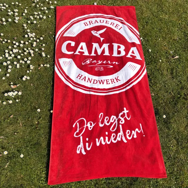 Camba Badetuch 80x160 Baumwolle Velours Print