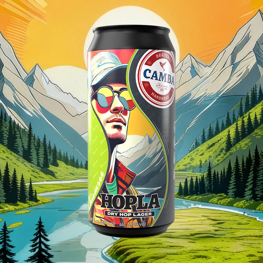 Camba Chiemsee Hopla Bier Dose Dry Hop Lager fruchtig
